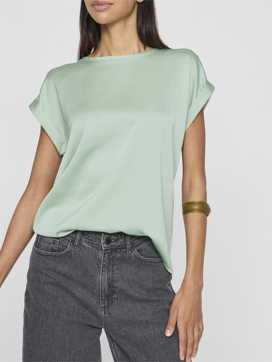 VIELLETTE Top - Silt Green - VERO MODA & VILA Bergvik